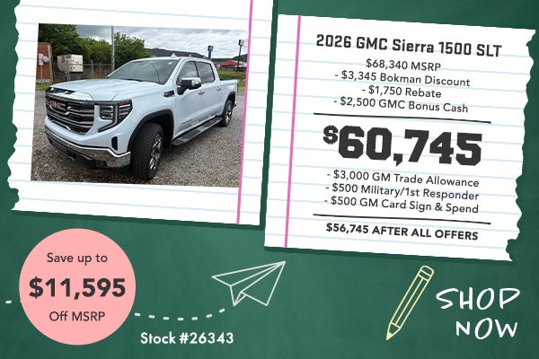 2026 GMC Sierra 1500 SLT