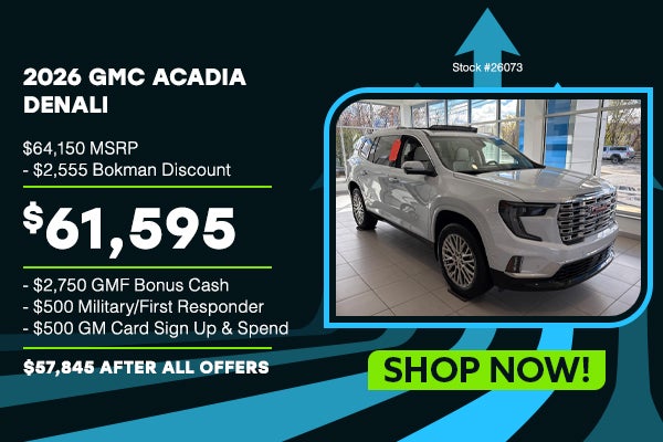 2026 GMC Acadia Denali